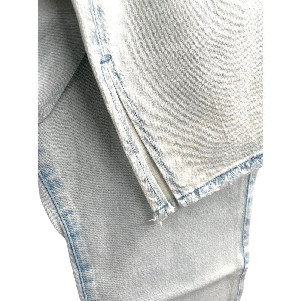 Good American Good Classic Side Slit Hi Rise Light Wash Jeans Size 18 $169 - Picture 6 of 11